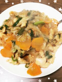 おこげの中華あんかけ-レシピのメイン写真