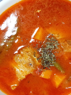 豚バラとひよこまめのトマトスープ-レシピのメイン写真