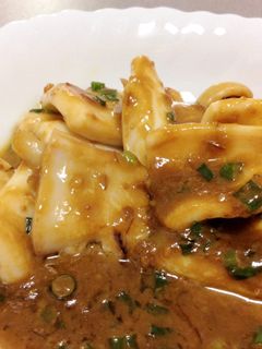 イカのわたバター焼き-レシピのメイン写真