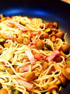 なめこの和風パスタ オススメ-レシピのメイン写真