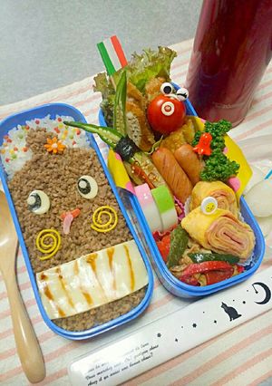 ねば～る君♪キャラ弁-レシピのメイン写真