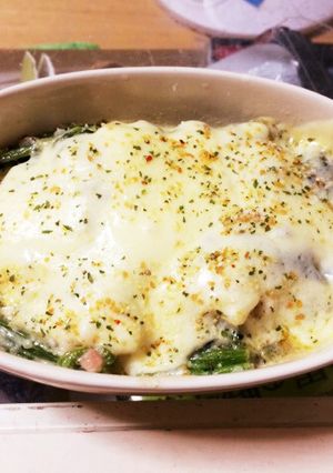 簡単ほうれん草とポテトのチーズ焼き-レシピのメイン写真