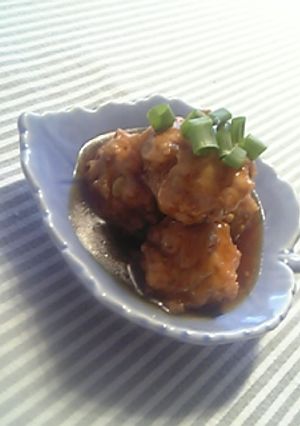 *:*.ふわふわ鶏団子の甘酢あん.*:*-レシピのメイン写真