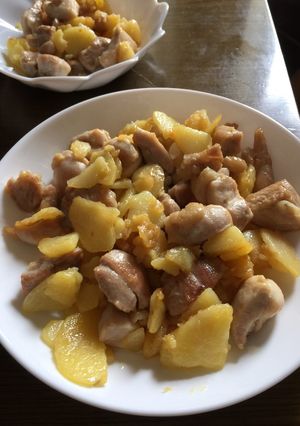 簡単!! 鶏肉とじゃがいも炒め-レシピのメイン写真