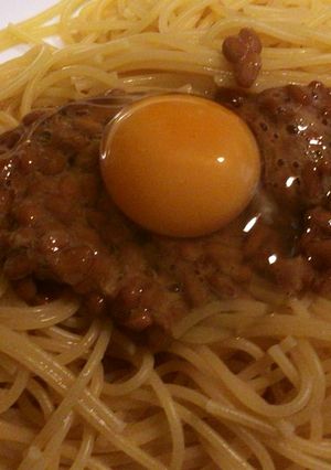 納豆パスタ-レシピのメイン写真