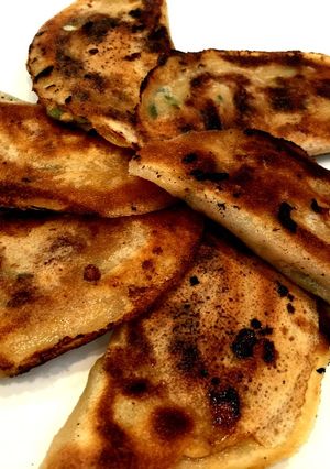 お好み焼きの材料でぎょうざ！-レシピのメイン写真