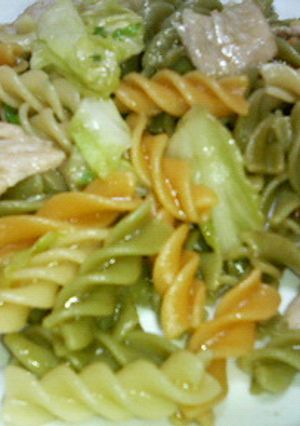 豚肉とキャベツの柚子胡椒パスタ-レシピのメイン写真