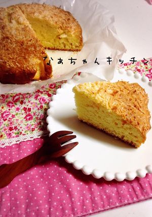 ブレンダーで〜ココナッツオイル入りケーキ-レシピのメイン写真