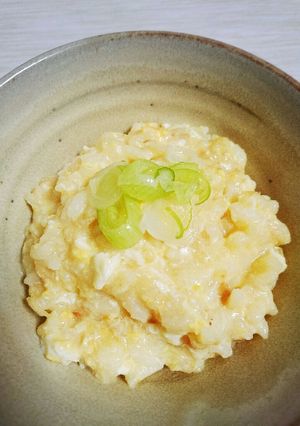母の味♪おかゆ 卵と鰹節のおじや-レシピのメイン写真