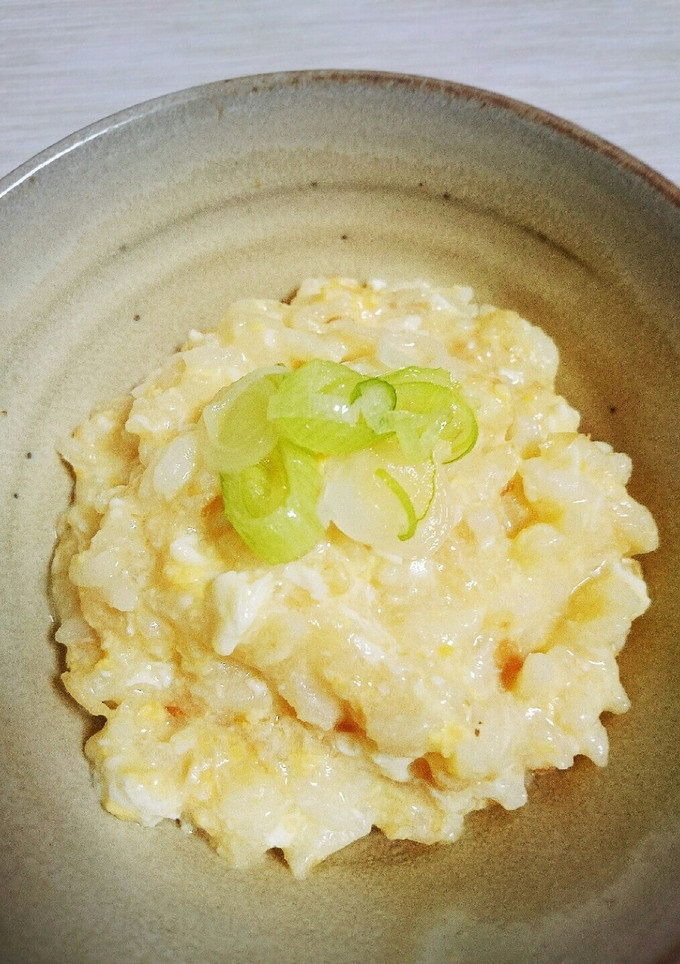 母の味♪おかゆ 卵と鰹節のおじや-レシピのメイン写真