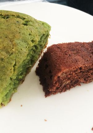 お手軽バナナケーキ！ほうれん草とココア-レシピのメイン写真