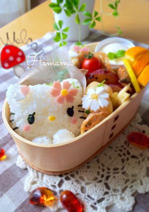 可愛いコスモスの作り方♡キャラ弁-レシピのメイン写真