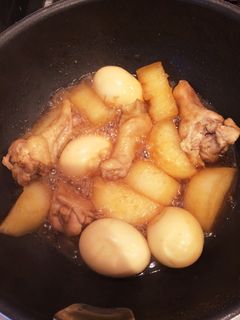 おいしい!大根と手羽元の煮物♡-レシピのメイン写真
