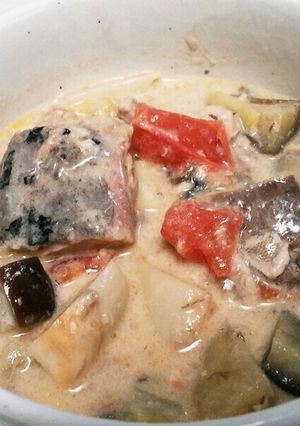 ★野菜いっぱい★サバ缶のココナッツスープ-レシピのメイン写真