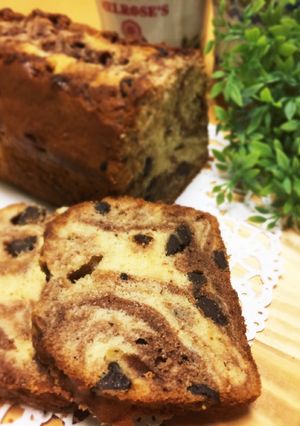ココアマーブルパウンドケーキ-レシピのメイン写真