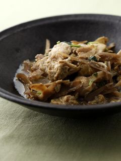 ごぼうと鶏肉の卵とじ-レシピのメイン写真