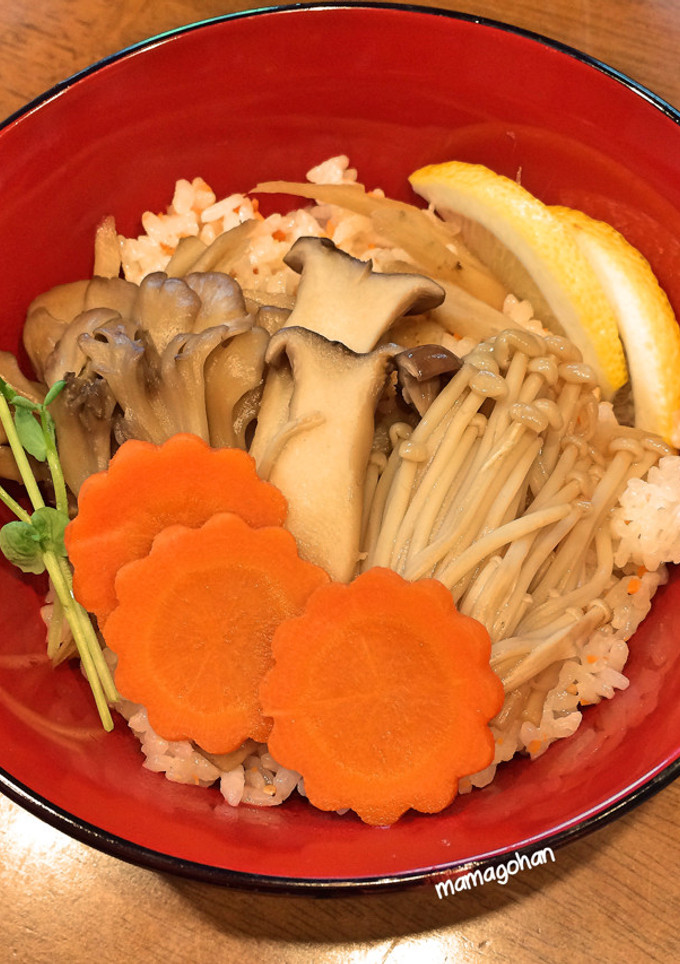 秋の香り♡3種のきのこ丼-レシピのメイン写真