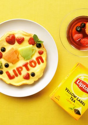 リプトン フルーツオムレツ＆ベリーティー-レシピのメイン写真