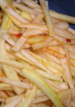 エコ☆大根の皮のキムチ和え-レシピのメイン写真