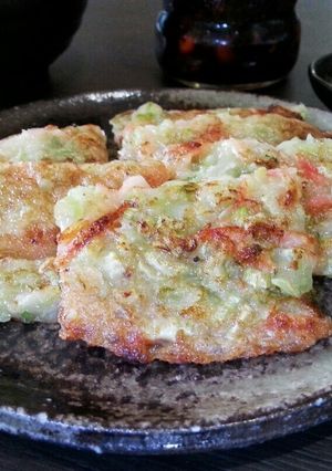 捨てないで!!大根葉でうまうまチヂミ♪-レシピのメイン写真