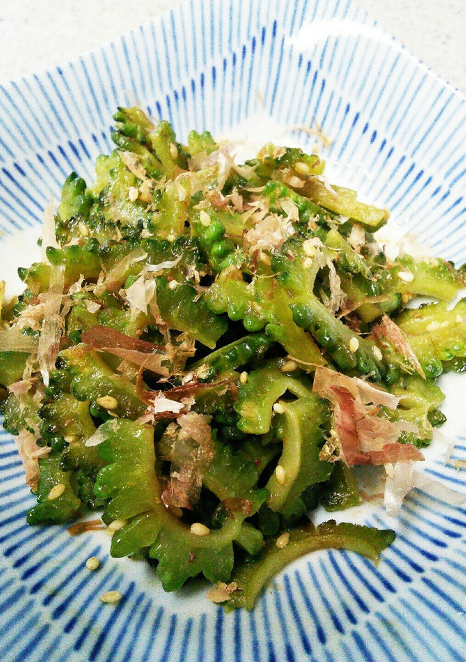 時短で簡単！ゴーヤのごま塩炒め☆-レシピのメイン写真