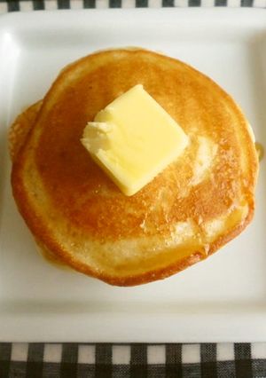 卵なし♡ふわふわもっちりなパンケーキ-レシピのメイン写真