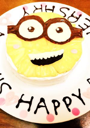 ミニオンケーキ大作戦-レシピのメイン写真