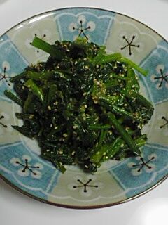 ほうれん草の胡麻和え-レシピのメイン写真