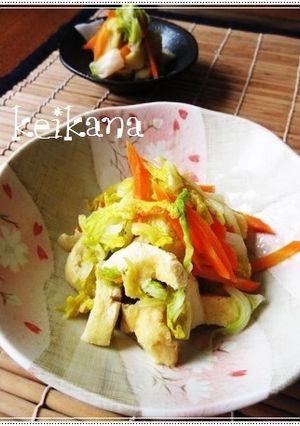 超簡単&時短!白菜とおあげさんのたいたん-レシピのメイン写真