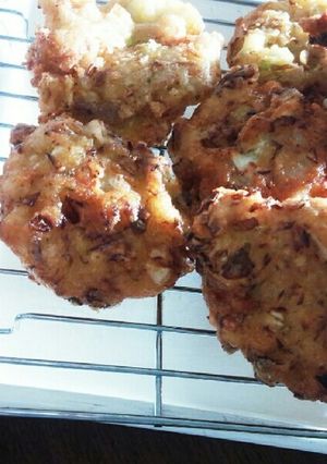お好み焼きを揚げちゃいました。-レシピのメイン写真