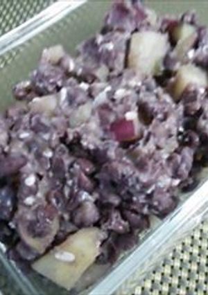 さつまいもと小豆の塩麹煮-レシピのメイン写真