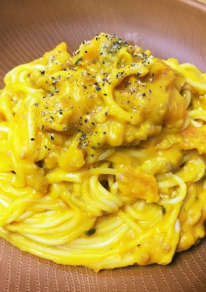 カボチャのクリーミィパスタ-レシピのメイン写真