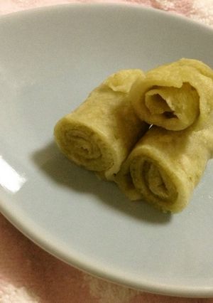 お手軽！宇治抹茶でバウムクーヘン-レシピのメイン写真