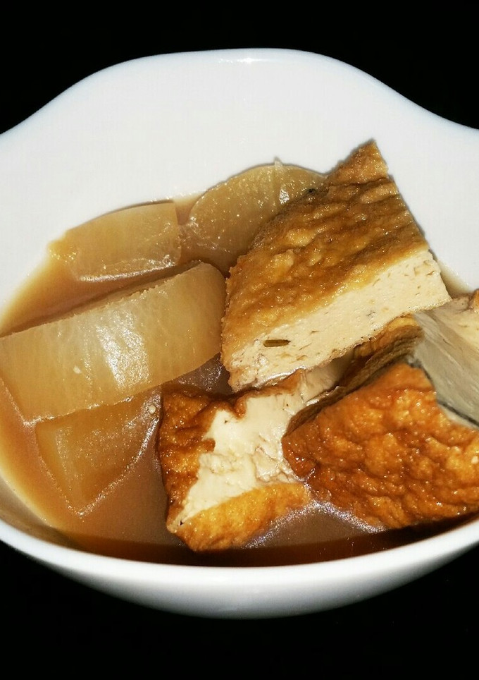 優しい味の大根と厚揚げ、がんもの煮物♪-レシピのメイン写真