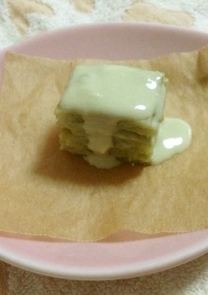 抹茶ミルフィーユのクリームチーズソース-レシピのメイン写真