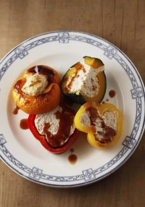 カラフル野菜の肉詰め焼き-レシピのメイン写真