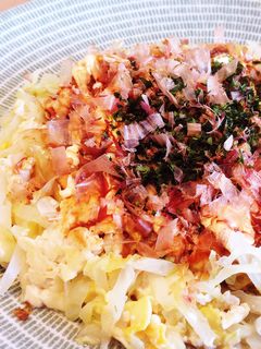 豆腐とキャベツでダイエットお好み焼き♡-レシピのメイン写真