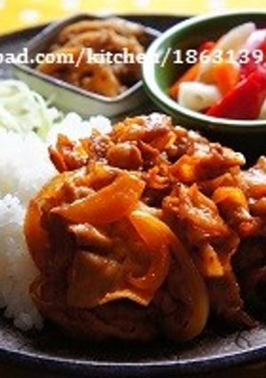 cafeごはん♪ポークチャップライス-レシピのメイン写真