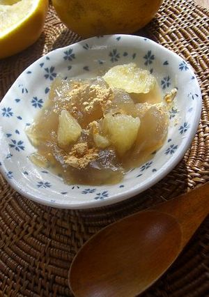 ふるふるグレフル♪わらびもち-レシピのメイン写真