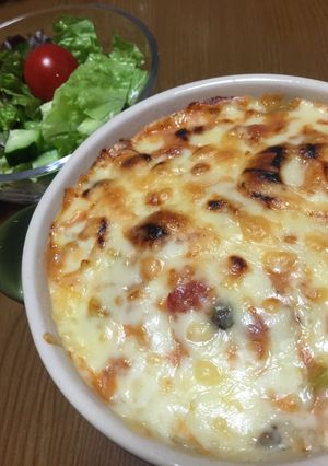 子供大好き♡簡単トマトクリームドリア-レシピのメイン写真