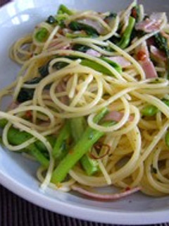 春の菜花パスタ-レシピのメイン写真