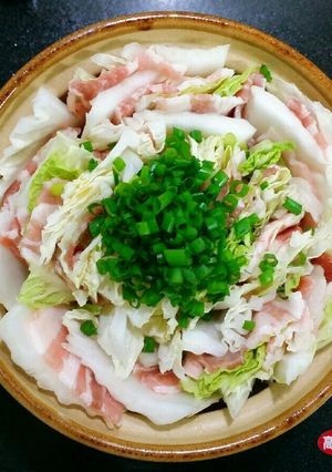 ほんだしで簡単白菜と豚肉のミルフィーユ鍋-レシピのメイン写真