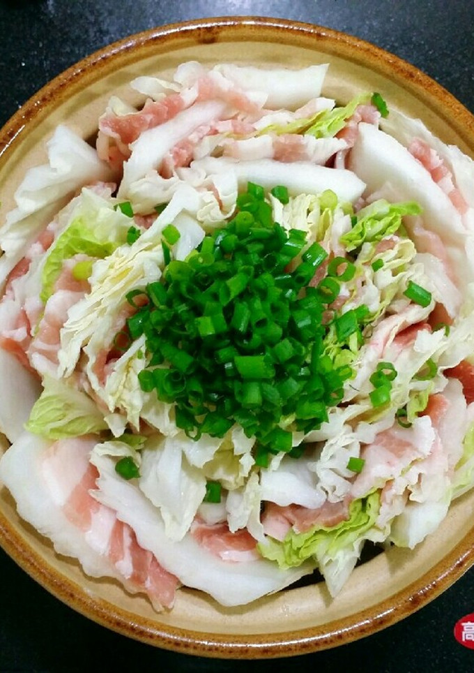 ほんだしで簡単白菜と豚肉のミルフィーユ鍋-レシピのメイン写真