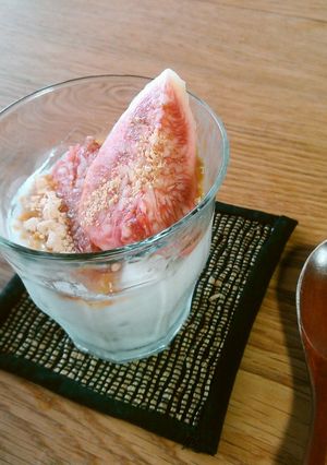 いちじくきなこのヨーグルト-レシピのメイン写真