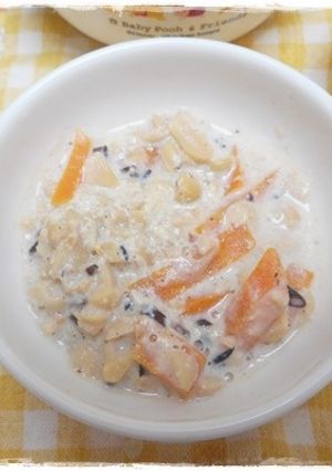 離乳食完了期　大豆の豆乳煮-レシピのメイン写真