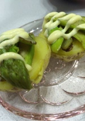 ポテベシ~アスパラ炒めのせ~-レシピのメイン写真