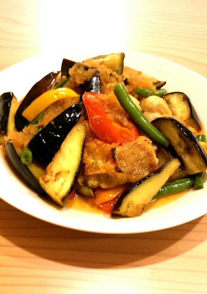 なすと鶏肉のみぞれがけ-レシピのメイン写真