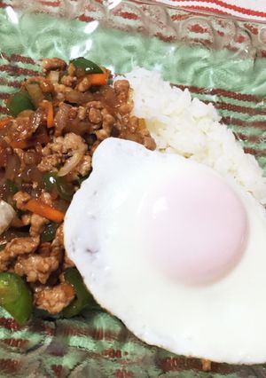 ガパオライス （辛くないの＾＾）-レシピのメイン写真