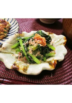 小松菜の梅肉和え-レシピのメイン写真