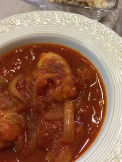 厚揚げの豚コマ巻き トマト煮込み-レシピのメイン写真